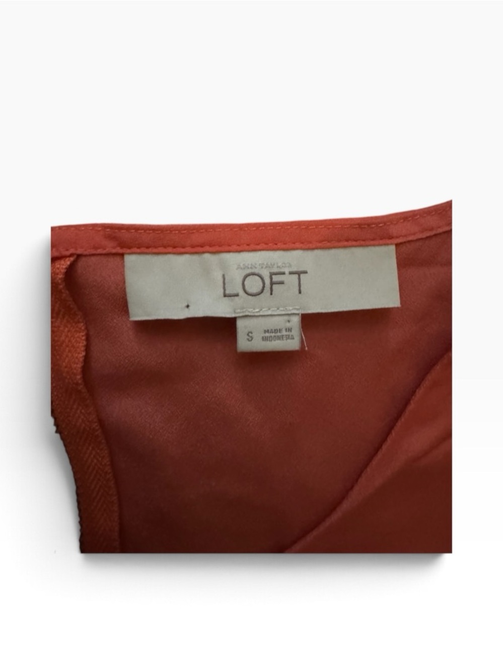 LOFT Coral Sleeveless Camisole - Picture 4 of 4